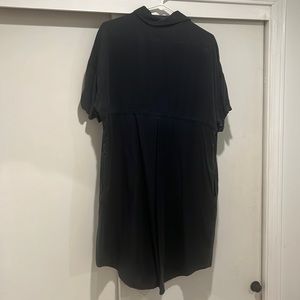 Navy shirt dress